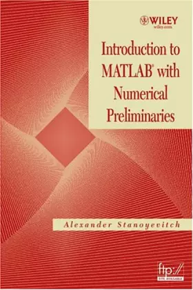 Couverture du produit · Introduction to MATLAB® with Numerical Preliminaries