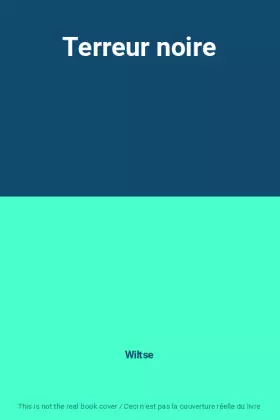 Couverture du produit · Terreur noire