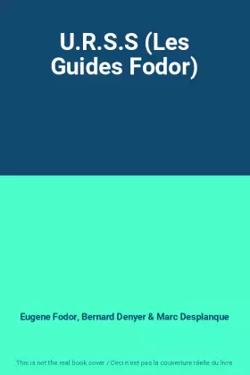 Couverture du produit · U.R.S.S (Les Guides Fodor)