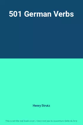 Couverture du produit · 501 German Verbs