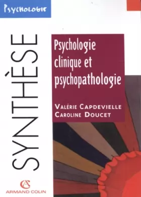 Couverture du produit · Psychologie clinique et psychopathologie