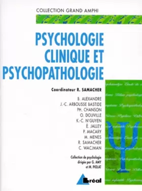 Couverture du produit · Psychologie clinique et Psychopathologie