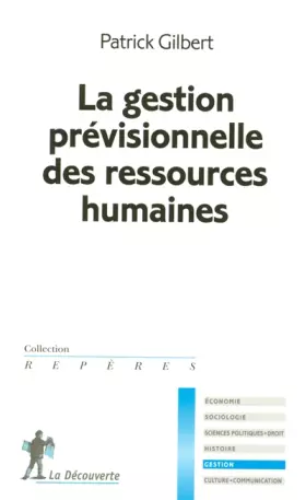 Couverture du produit · La gestion prévisionnelle des ressources humaines
