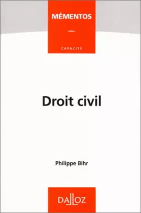 Couverture du produit · Droit civil
