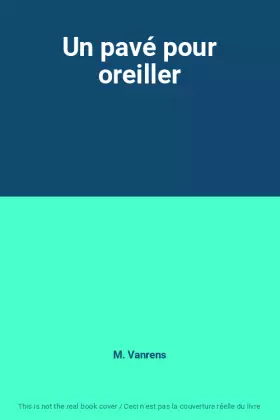 Couverture du produit · Un pavé pour oreiller