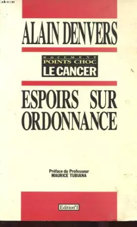 Couverture du produit · Espoirs sur ordonnance