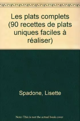 Couverture du produit · Les Plats complets