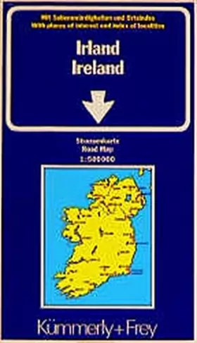 Couverture du produit · Carte routière et touristique : Irlande