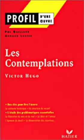 Couverture du produit · Profile : Contemplation (texte de Victor Hugo)