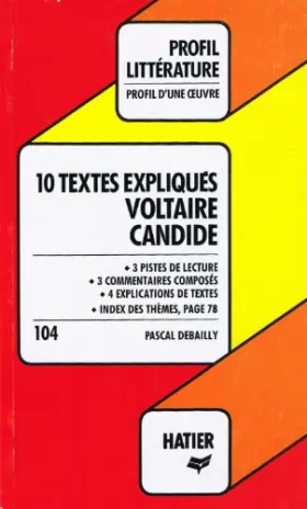 Couverture du produit · 10 textes expliqués, Voltaire