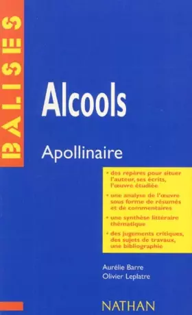 Couverture du produit · ALCOOLS