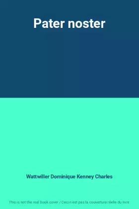 Couverture du produit · Pater noster