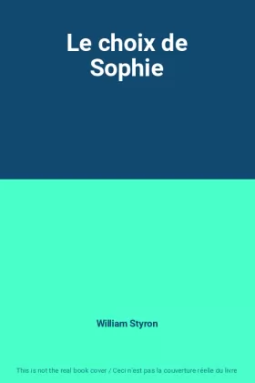 Couverture du produit · Le choix de Sophie