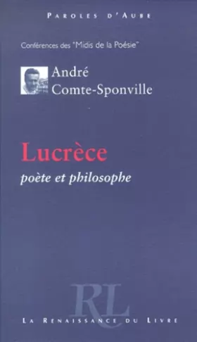 Couverture du produit · Lucrèce, poète et philosophe