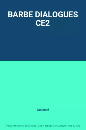 Couverture du produit · BARBE DIALOGUES CE2