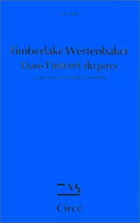 Couverture du produit · Dans l'intérêt du pays