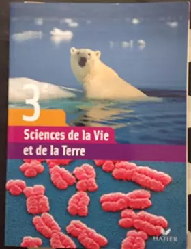 Couverture du produit · Sciences de la vie et de la Terre 3ème