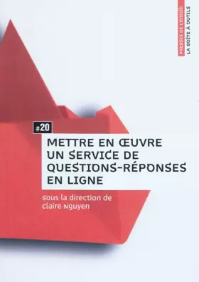 Couverture du produit · Mettre en oeuvre un service de questions-réponses en ligne