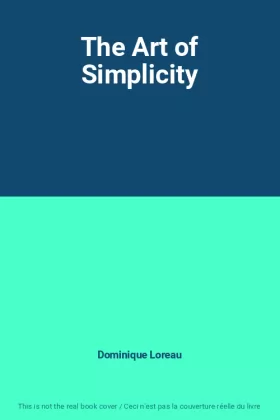 Couverture du produit · The Art of Simplicity