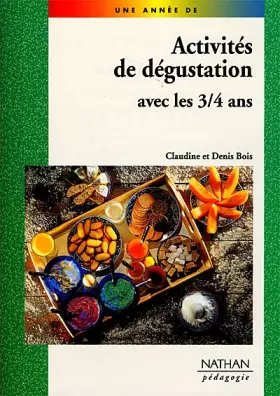 Couverture du produit · Activités de dégustation avec les 3-4 ans