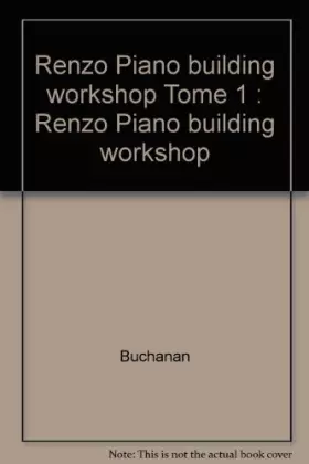 Couverture du produit · RENZO PIANO - FRENCH