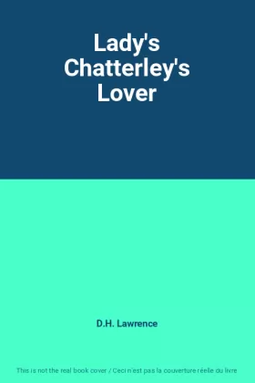 Couverture du produit · Lady's Chatterley's Lover