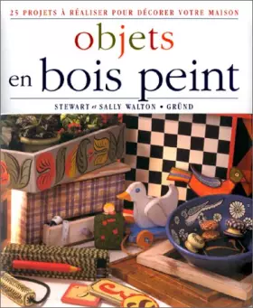 Couverture du produit · Objets en bois peint