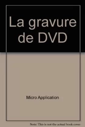 Couverture du produit · La gravure de DVD