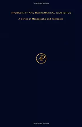 Couverture du produit · Cluster Analysis for Applications (Probability & Mathematical Statistics Monograph)