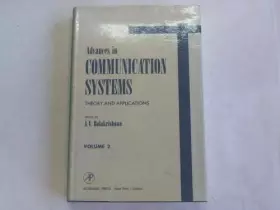 Couverture du produit · Advances in Communication Systems: v. 2