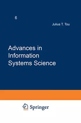Couverture du produit · Advances in Information Systems Science: Volume 6