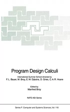 Couverture du produit · Program Design Calculi