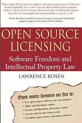 Couverture du produit · Open Source Licensing: Software Freedom and Intellectual Property Law