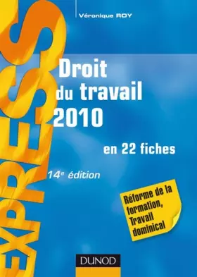 Couverture du produit · Droit du travail 2010