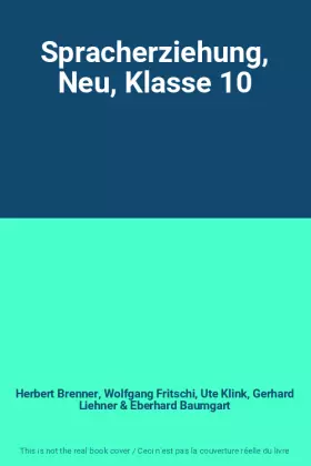 Couverture du produit · Spracherziehung, Neu, Klasse 10