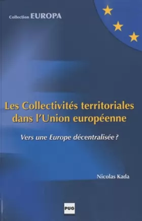 Couverture du produit · COLLECTIVITES TERRITORIALES DANS L'UNION EUROPEENNE (LES)