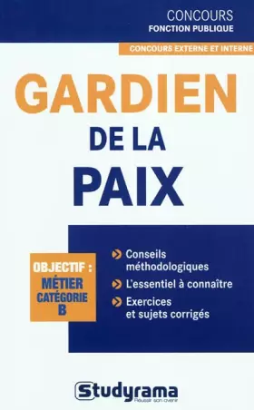 Couverture du produit · Gardien de la paix