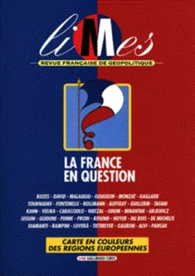 Couverture du produit · La France en question  (limes n1.96)