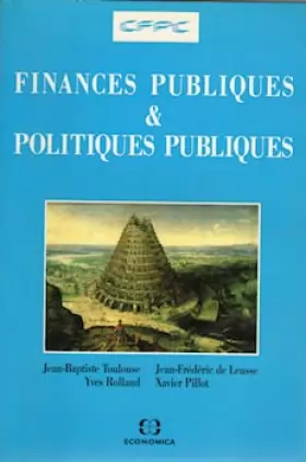 Couverture du produit · Finances publiques et politiques publiques