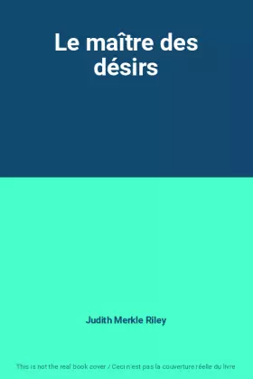 Couverture du produit · Le maître des désirs