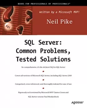 Couverture du produit · SQL Server: Common Problems, Tested Solutions