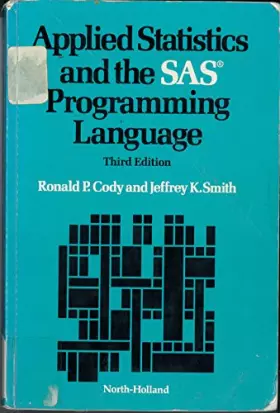 Couverture du produit · Applied Statistics and the S.A.S.Programming Language