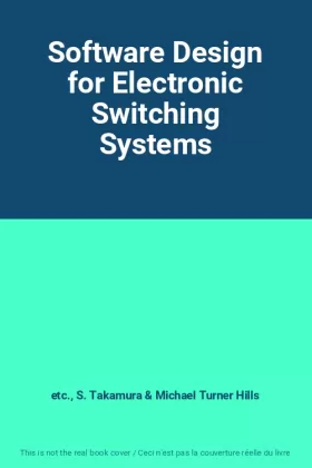 Couverture du produit · Software Design for Electronic Switching Systems