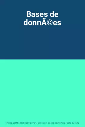 Couverture du produit · Bases de donnÃ©es