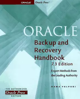 Couverture du produit · Oracle Backup & Recovery Handbook, 7.3 Edition