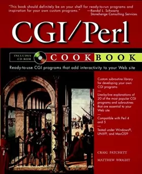Couverture du produit · The CGI/PERL Cookbook