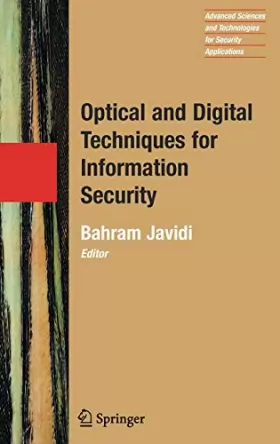 Couverture du produit · Optical and Digital Techniques for Information Security