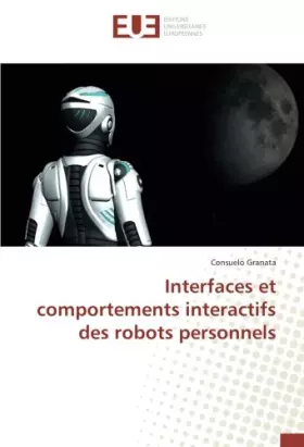 Couverture du produit · Interfaces et comportements interactifs des robots personnels