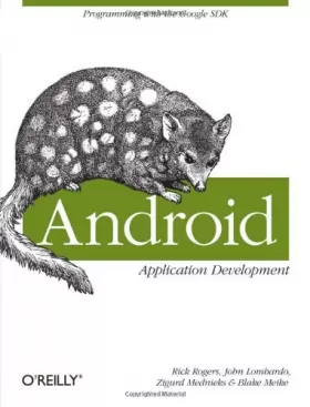 Couverture du produit · Android Application Development
