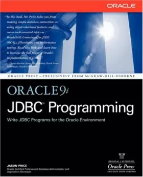 Couverture du produit · Oracle9i JDBC Programming (Oracle Press Series)